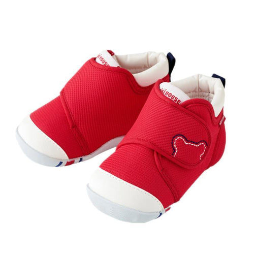 MK 日本mikihouse 一段学步鞋获奖鞋红色（日本制）日本专柜最新款 My First Walker shoes - chuxinxiaopu