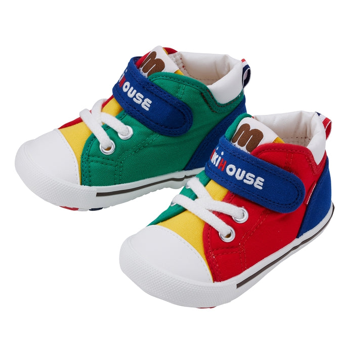 Japanese mikihouse toddler canvas shoes, second section 10-9302-498 (13.5-15.5cm) Made in Japan