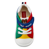 日本 mikihouse 学步鞋 帆布鞋 二段 10-9302-498 (13.5-15.5cm) 日本制 拼色