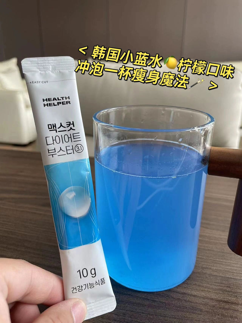 韩国 HEALTH HELPER 健康减脂瘦身 瘦腰腹 小蓝水