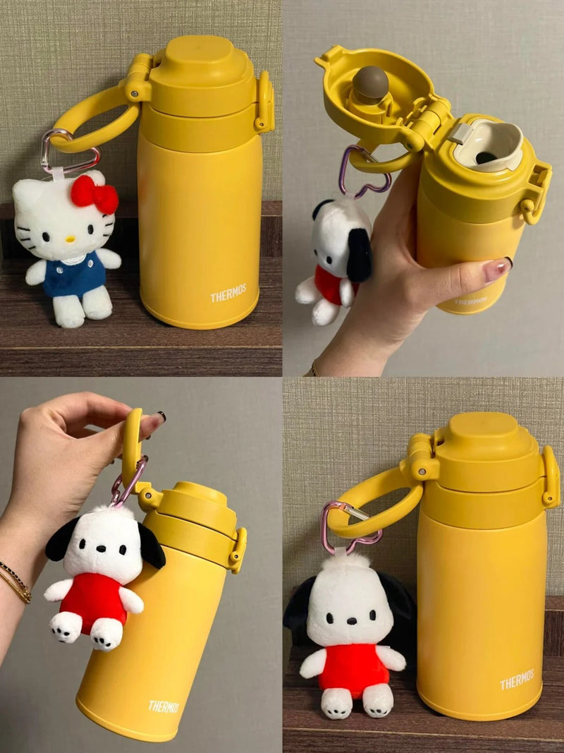 日本 膳魔师 保温杯 这个颜色超好看的！400ml 黄色