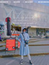 蕉下冰触系列云袍防晒服-纯净蓝-160/84A 均码 (今日特价)