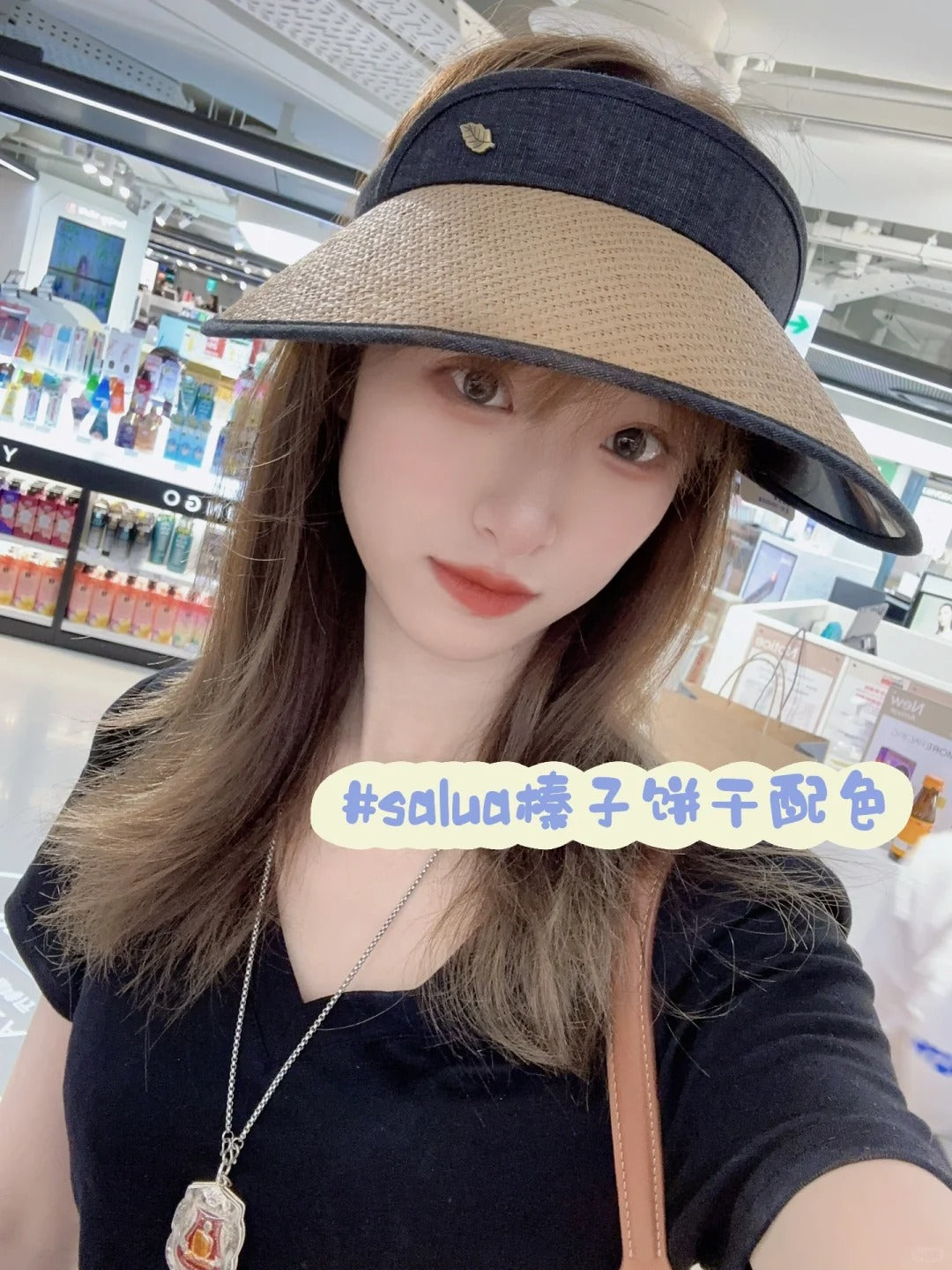 韩国 nature  防晒 空顶 草帽 防晒帽 我们卖了好几年那个爆款～大帽檐 不卡头