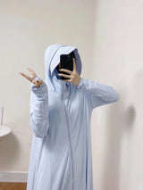 蕉下冰触系列云袍防晒服-纯净蓝-160/84A 均码 (今日特价)