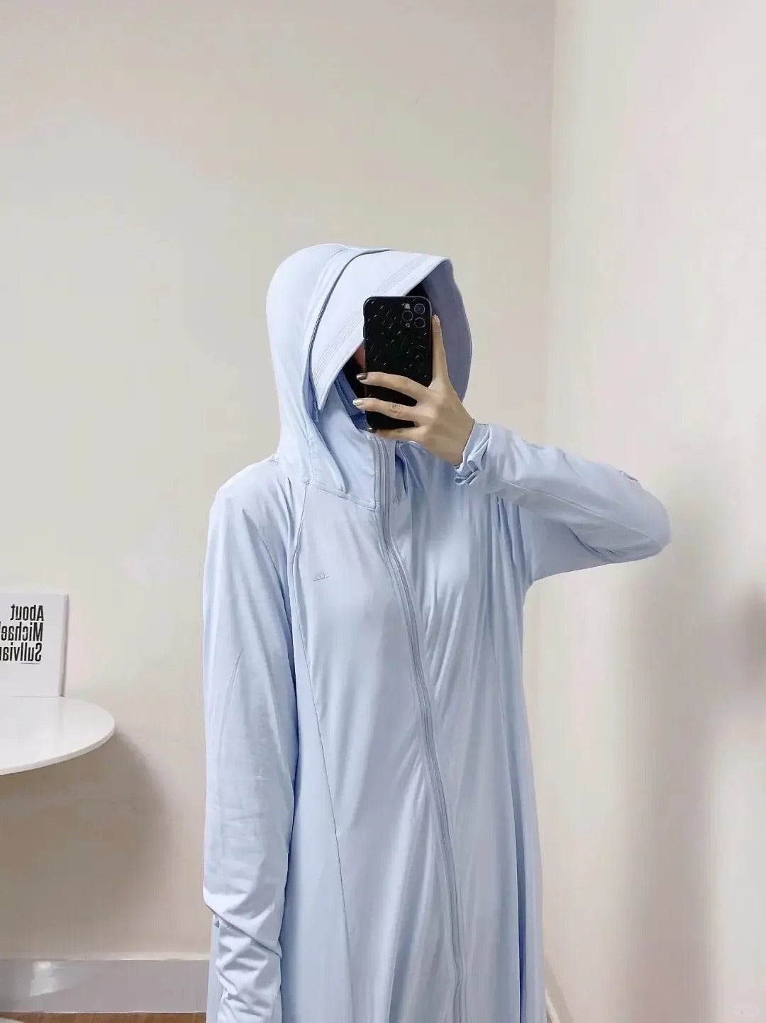 蕉下冰触系列云袍防晒服-纯净蓝-160/84A 均码 (今日特价)