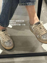 韩国女装 东大门小脏鞋 星星款 平底百搭小脏鞋 正码 其他尺码也可以预定（带鞋跟）
