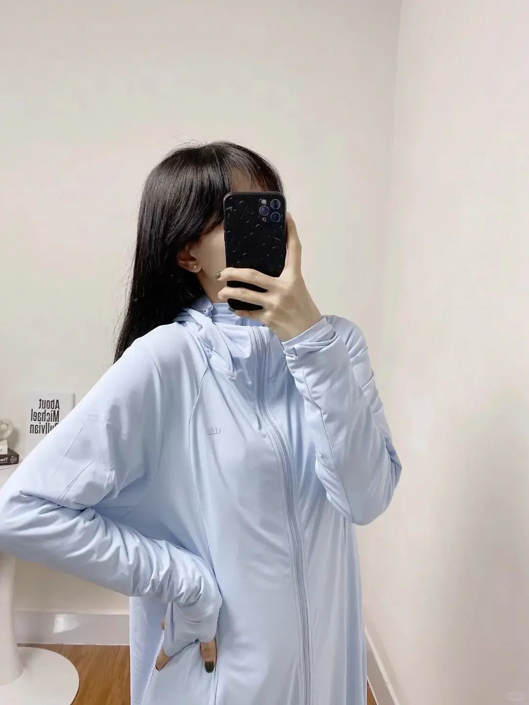 蕉下冰触系列云袍防晒服-纯净蓝-160/84A 均码 (今日特价)