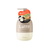 日本LATTE 氨基酸 亲子 洗发水+护发素 490ml 苹果牡丹香【儿童大人都可以用】