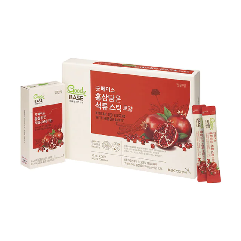 A must-have for staying up late! Korea Jeonggwanjang Red Pomegranate Drink Concentrate 10ml x 30 sticks