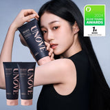 韩国 UNOVE 发膜 蛋白深层水分发膜 套盒 320ml+320ml Olive young人气必买 买一支送一支