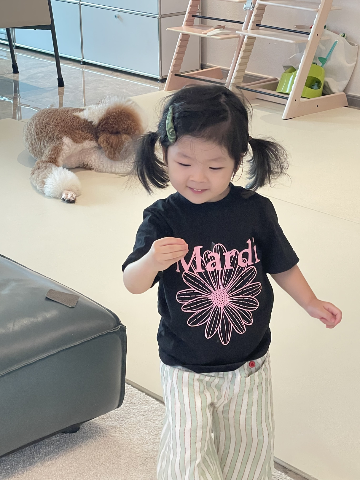 韩国 mardi 印花 儿童童装 T恤