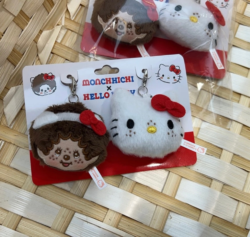 日本 蒙奇奇✖️ 凯蒂猫 联名 挂件