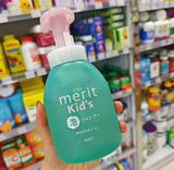 日本 花王 MERIT 儿童 洗发水 泡泡 330ml 2-12岁