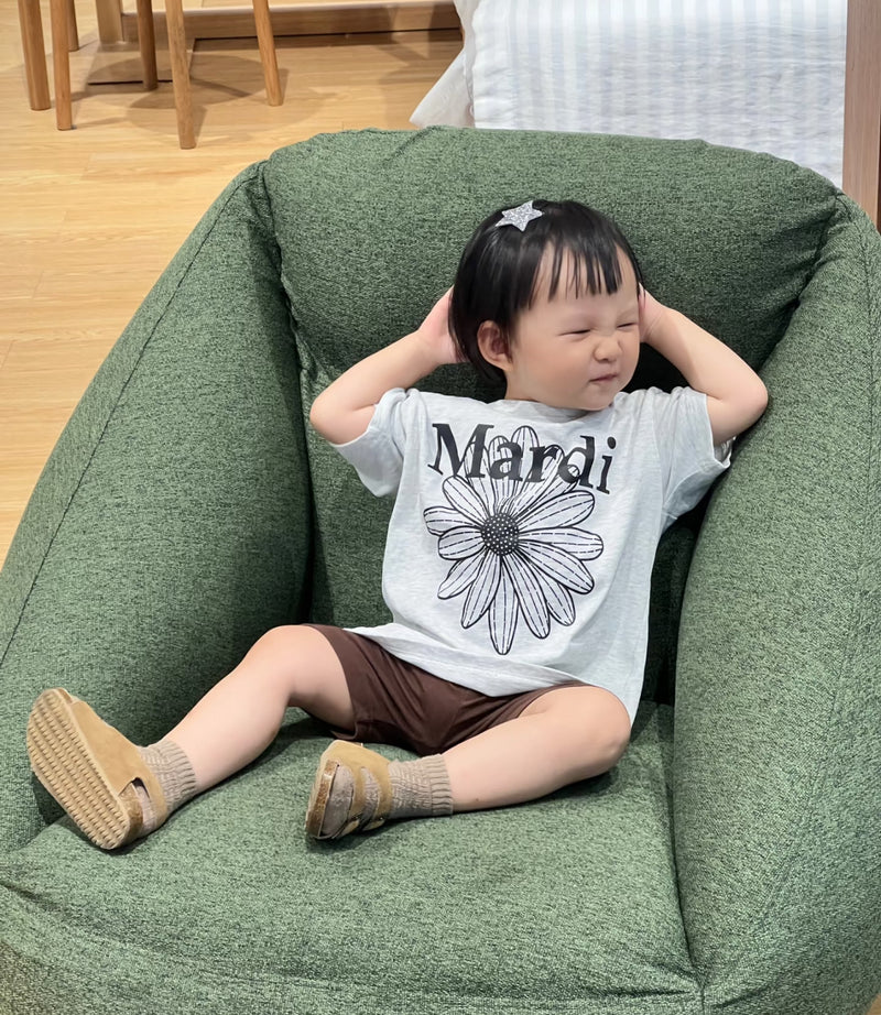 韩国 mardi 儿童童装 T恤 黑化logo