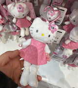 日本三丽鸥 粉裙长腿 kitty 挂件