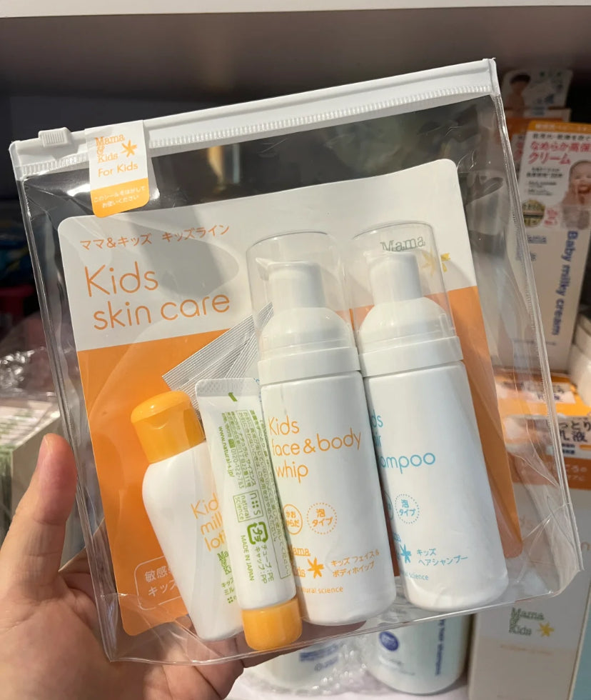 日本 Mama&Kids 儿童 洗护 旅行 套装 3至10岁