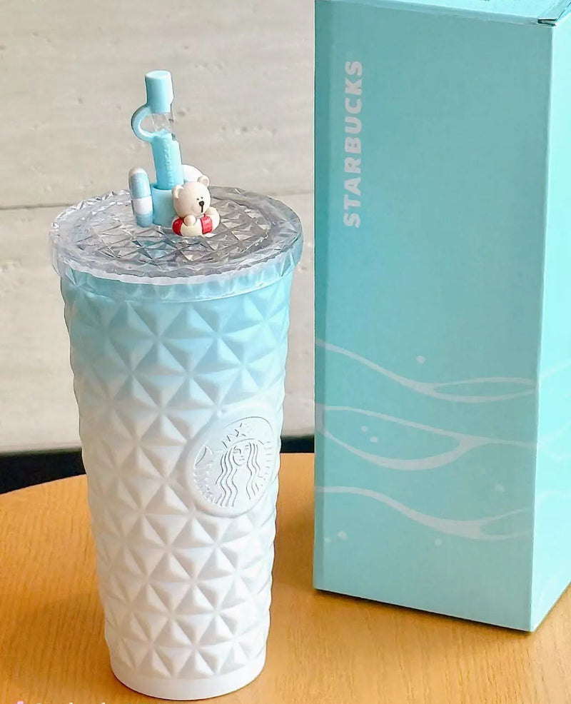 星爸爸 快乐怡夏 系列 吸管杯 不锈钢 690ml