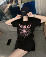 韩国 Mardi 小雏菊短袖T恤 胸围108cm