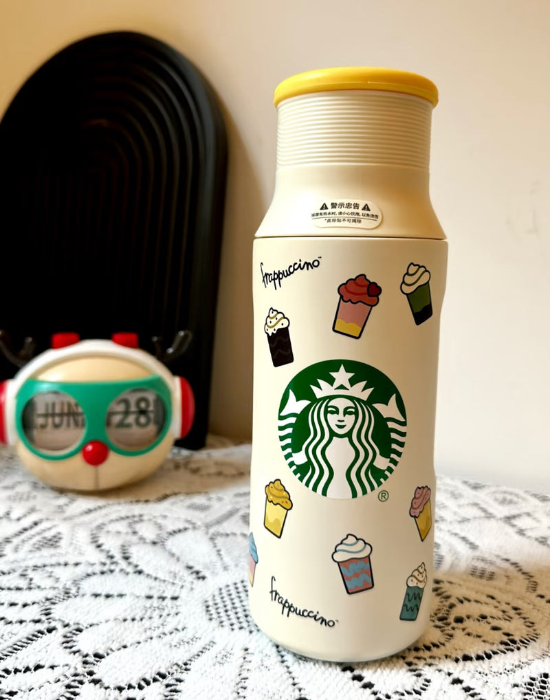 星爸爸 星冰乐派对 变色不锈钢保温杯485ml