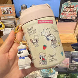 日本 snoopy 限定保温杯 400ml  自带 胖狗 挂件