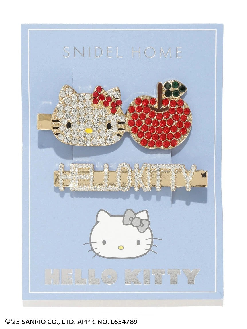 SNIDEL  【HELLO KITTY チャーム】☆新品 日本SNIDEL HOME&Hello kitty 发夹 – chuxinxiaopu