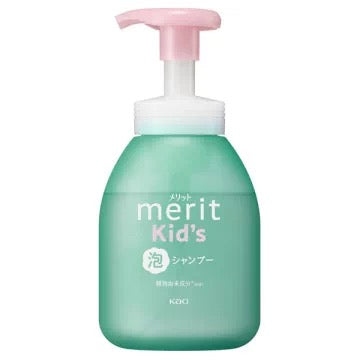 日本 花王 MERIT 儿童 洗发水 泡泡 330ml 2-12岁
