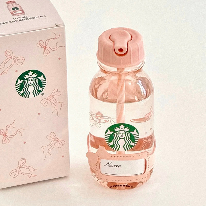 可爱暴击🎀！是星巴克奶瓶杯耶！！414ml