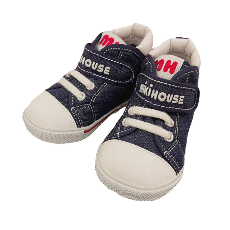 Japan MIKIHOUSE canvas sneakers toddler shoes (14-18CM) 10-9306-490