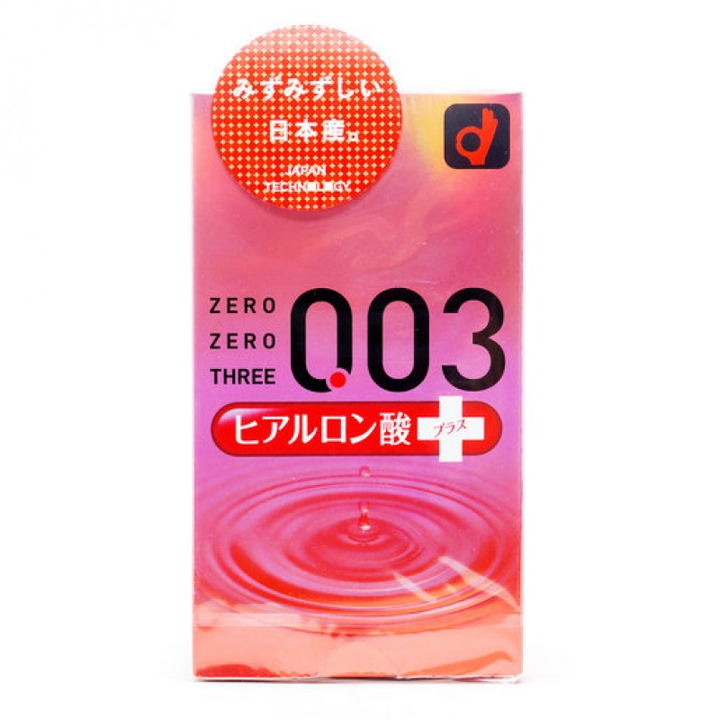 日本 冈本 透明质酸 0.03 安全套 10個入
