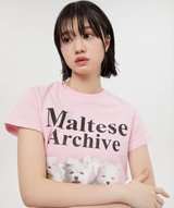 Korean waikei dog short-sleeved loose T-shirt size 1 bust 104cm