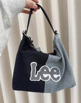 韩国 LEE 牛仔包 百搭款😍深牛仔色