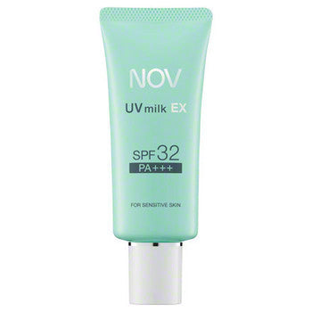 日本 nov 轻薄 防晒霜 敏感肌可用 SPF32 PA+++  肤感 最好的 物理防晒