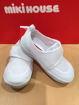 Japanese mikihouse (15-19CM) indoor white shoes with extremely high cost performance 