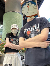 韩国 mardimercredi 花朵短袖T恤 均码胸围108cm