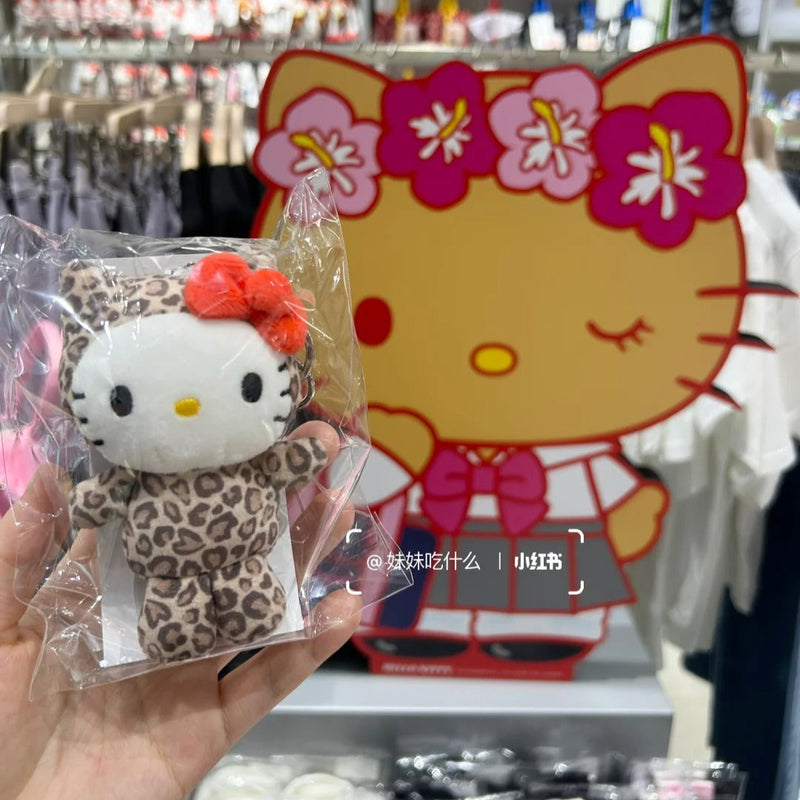 日本 三丽鸥 kitty 豹纹 挂件