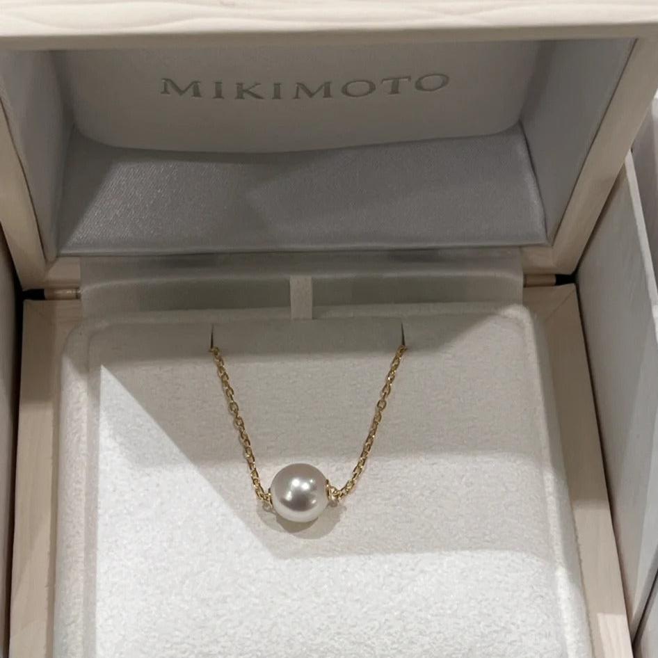 日本 mikimoto 路路通 K金链➕8mm珍珠 粉光无瑕 经典不过时的款式 42cm 不可调节