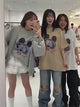 韩国女装 可爱米奇头宽松简约短袖T恤 均码 胸围116cm
