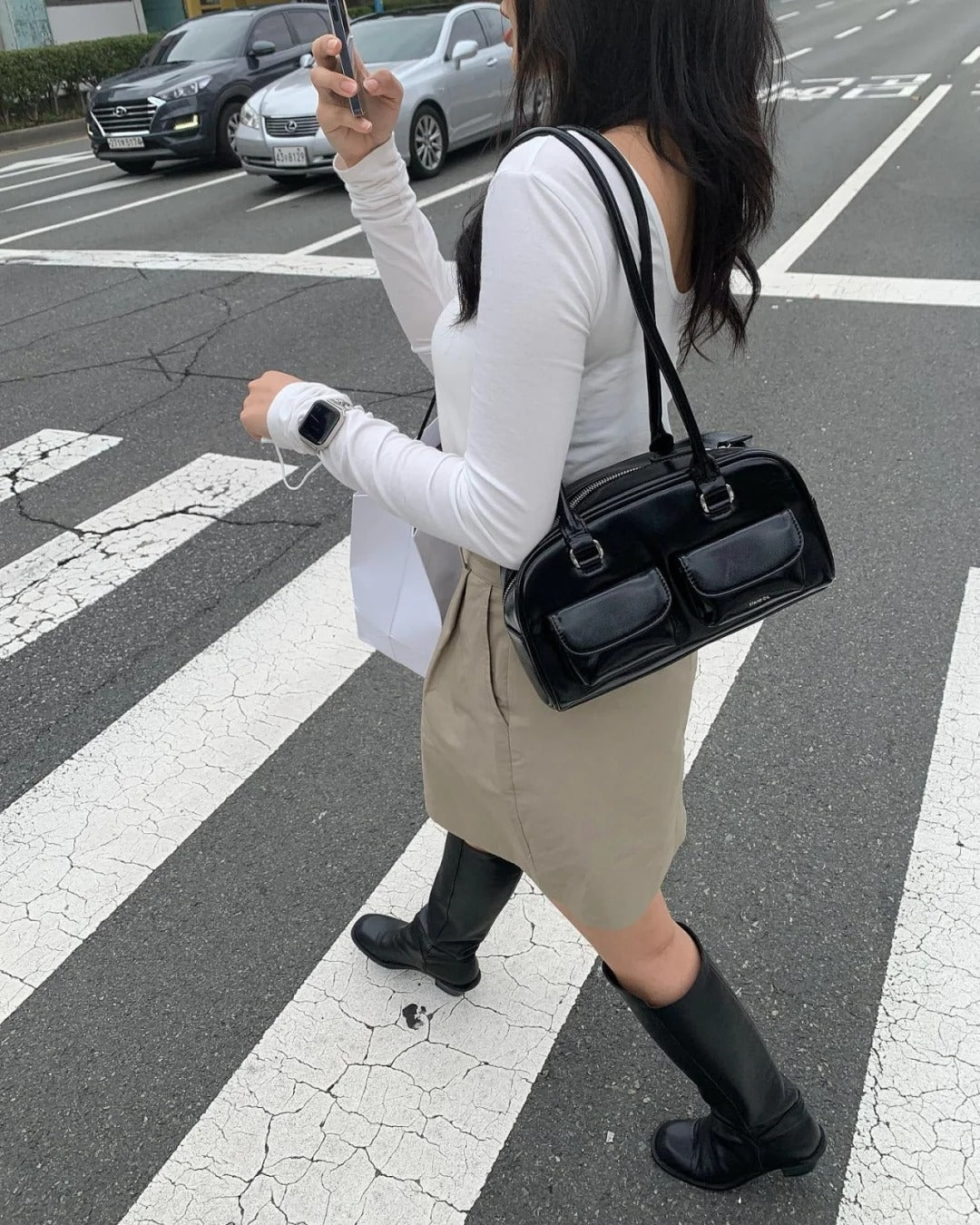 South Korea Yunjin same style standoil bowling bag