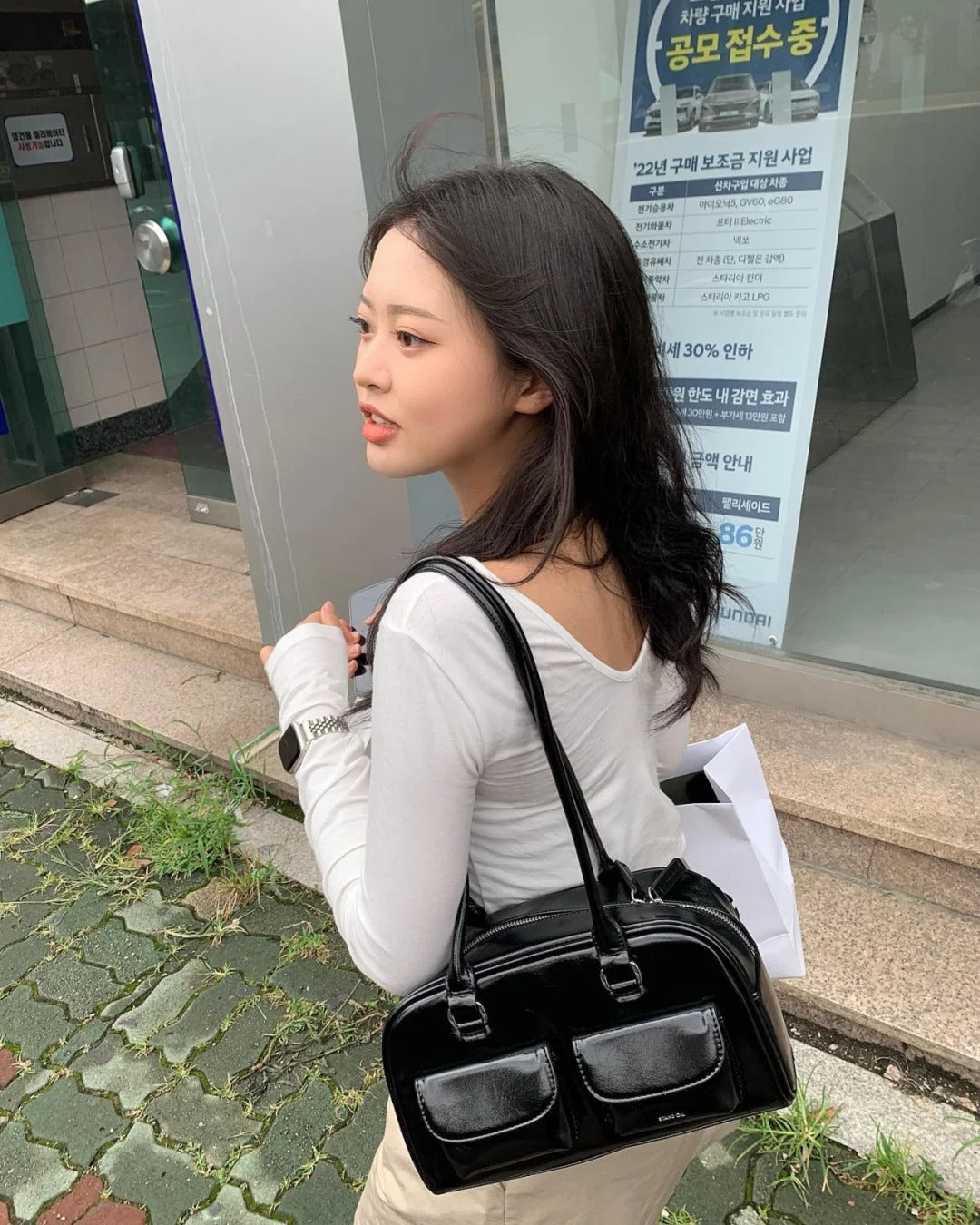 South Korea Yunjin same style standoil bowling bag