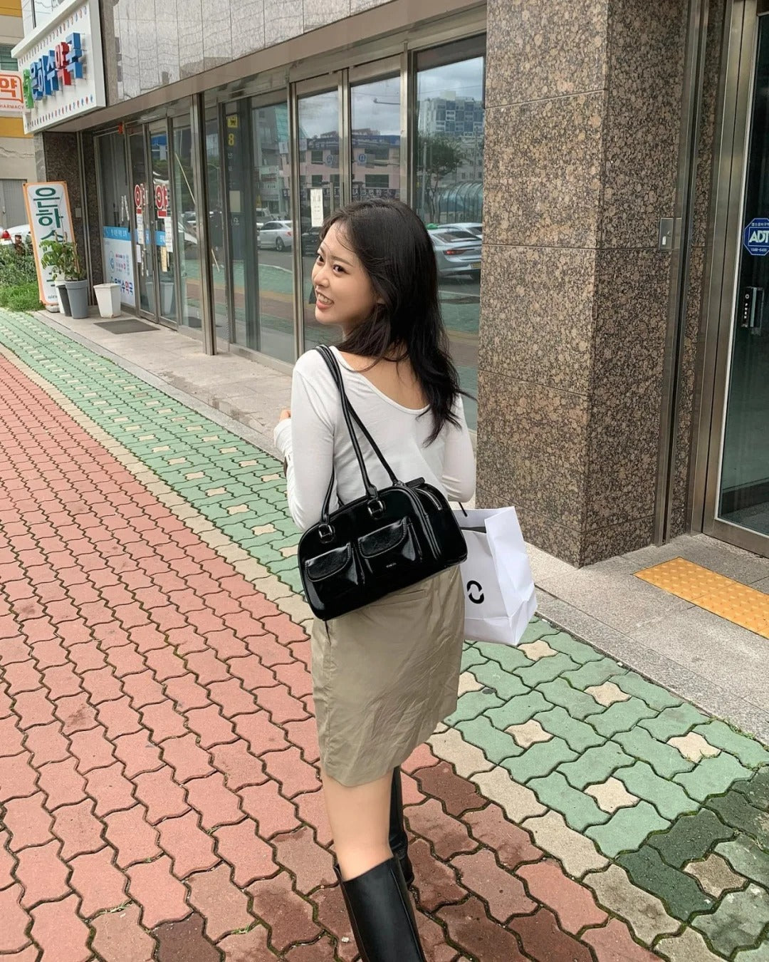 South Korea Yunjin same style standoil bowling bag