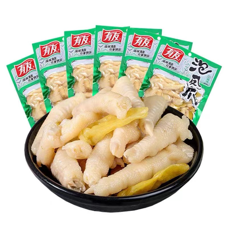 Youyou Chicken Feet with Pickled Pepper 100g Tasting period 23.6