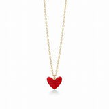 (Arrive in about 2-3 weeks after receiving the order) Japan AHKAH Little Red Heart Necklace 18K