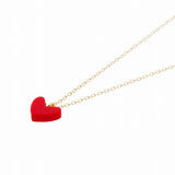 (Arrive in about 2-3 weeks after receiving the order) Japan AHKAH Little Red Heart Necklace 18K