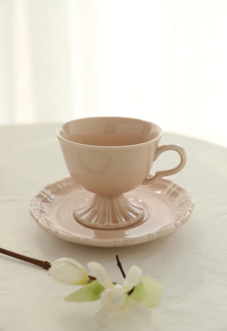 日本Studio M'陶瓷復古紅茶咖啡馬克杯杯碟套裝