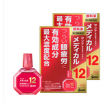 JTY  日本参天护理型红瓶眼药水缓解眼部疲劳12ml（单只） - chuxinxiaopu